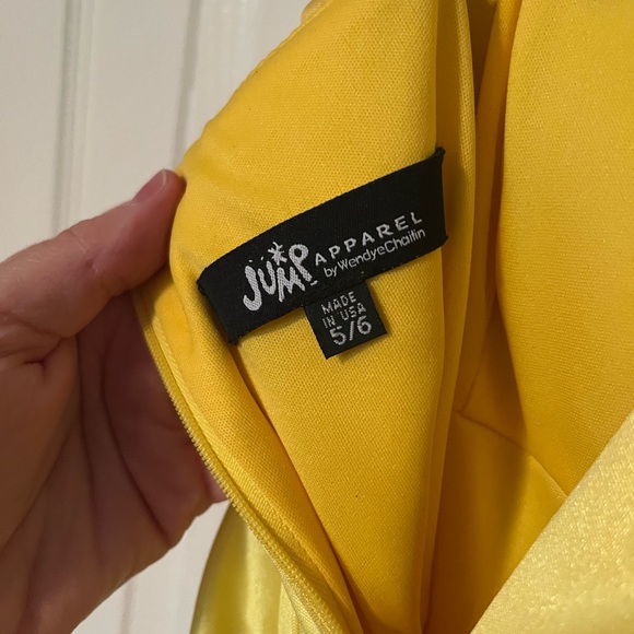 Beautiful golden sunset party dress - Picture 6 of 6